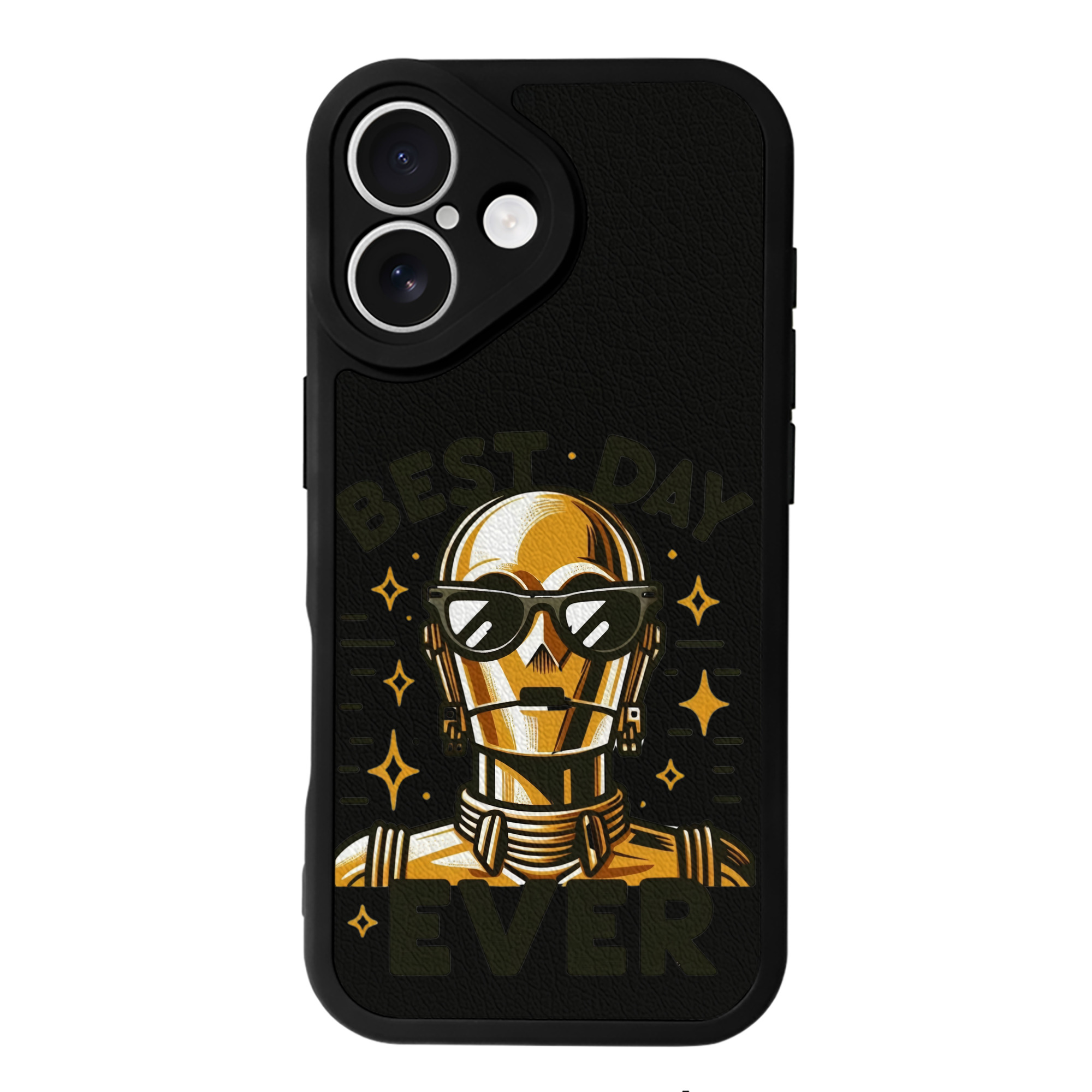 （画像用） スター・ウォーズ Star Wars 【iPhone 16シリーズ対応】シリコンスマホケース（レザー調） 材質：シリコン